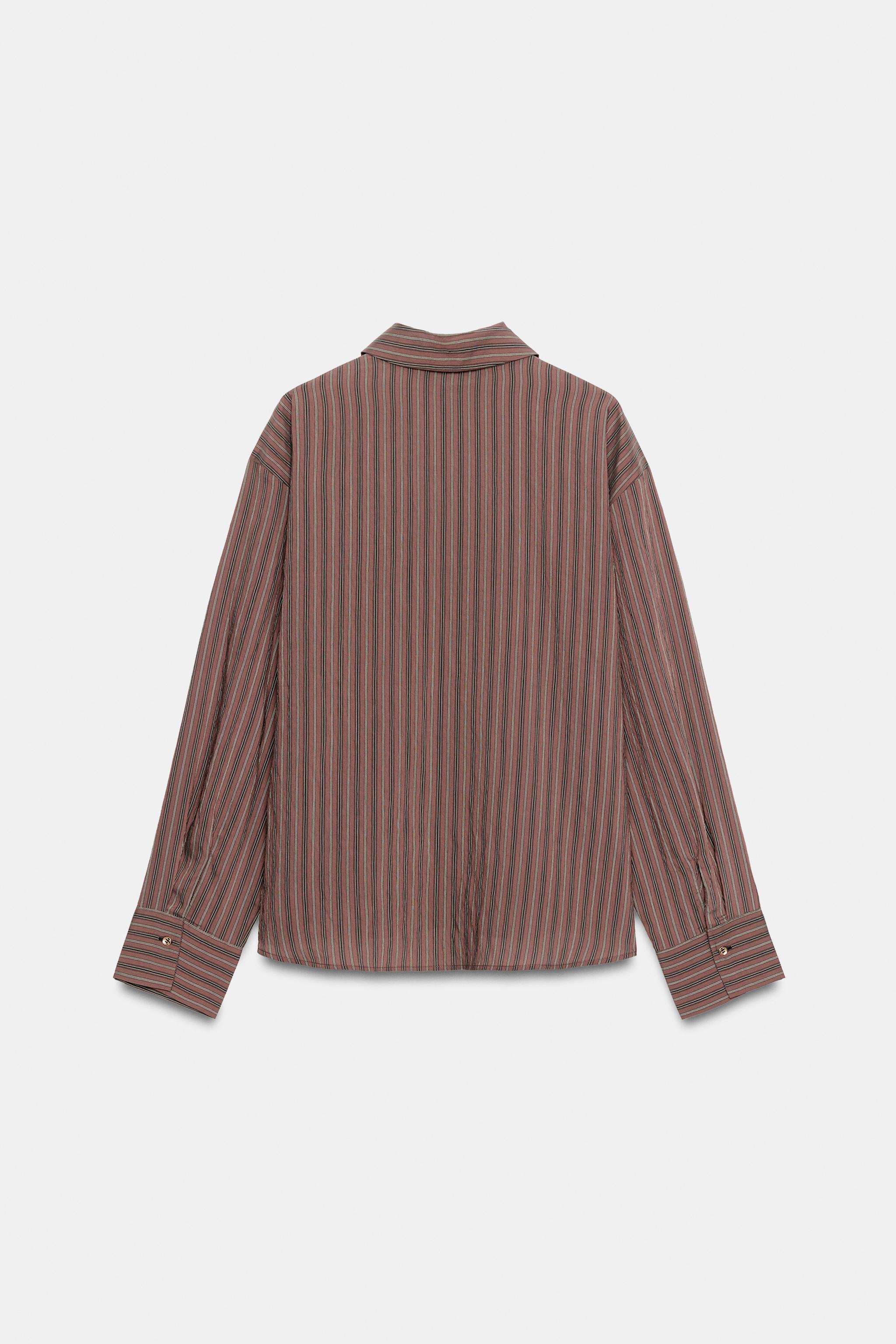 CHEMISE FLUIDE À RAYURES